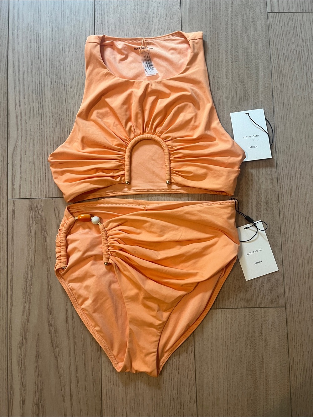 Significant Other Noa Tank Top (Large)+ Zhara High Brief bottom (Medium)